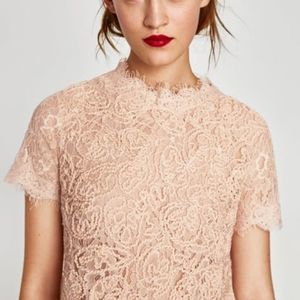 Zara Lace Top Size Small